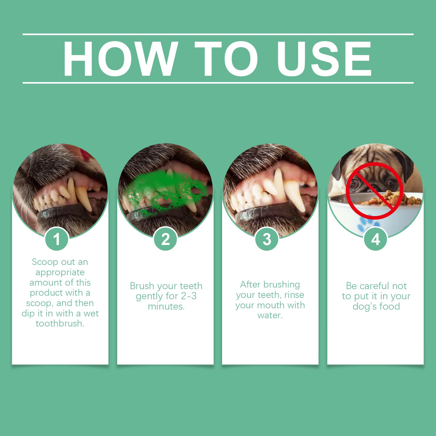 Dog Tooth Cleaning Powder for Fresh Breath - product view 6