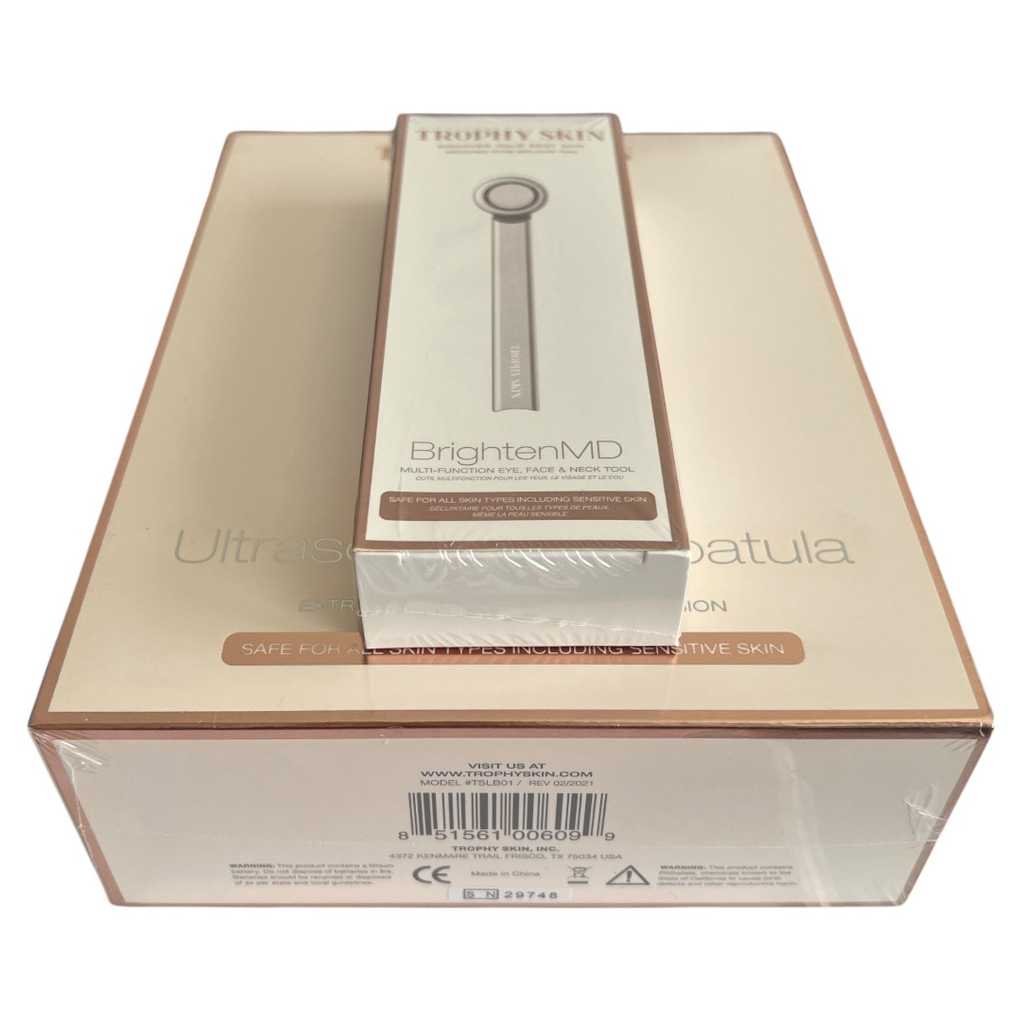 Trophy Skin LED Therapy Skin Spatula 4-in-1 Deep Cleansing