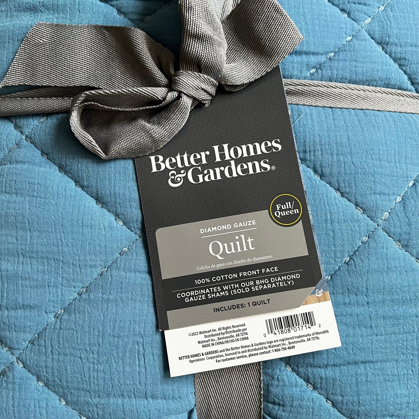 Better Homes Quilt Diamond Gauze Full Queen Soft Comfort