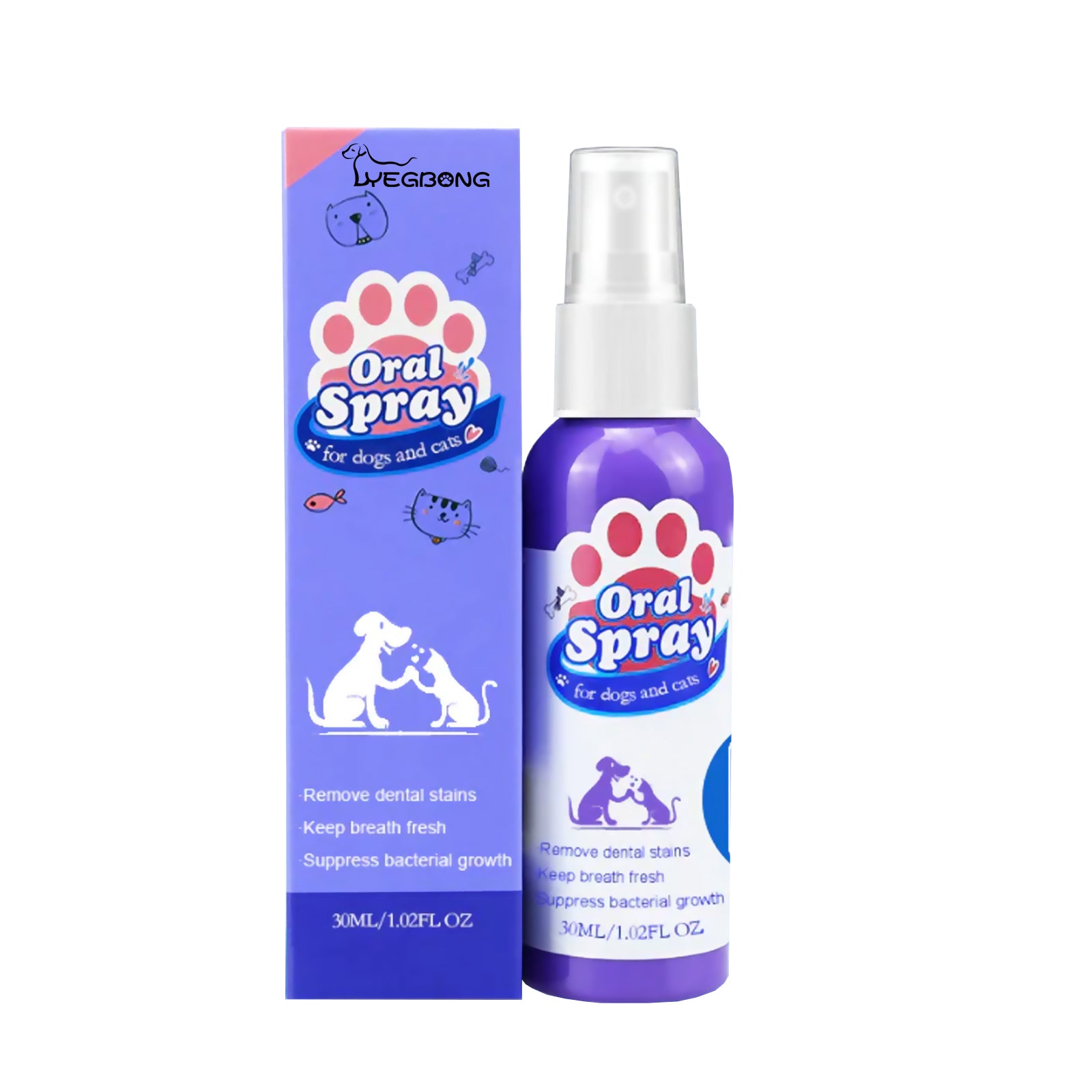 Dental Cleaning Spray for Dogs & Cats - product view 3