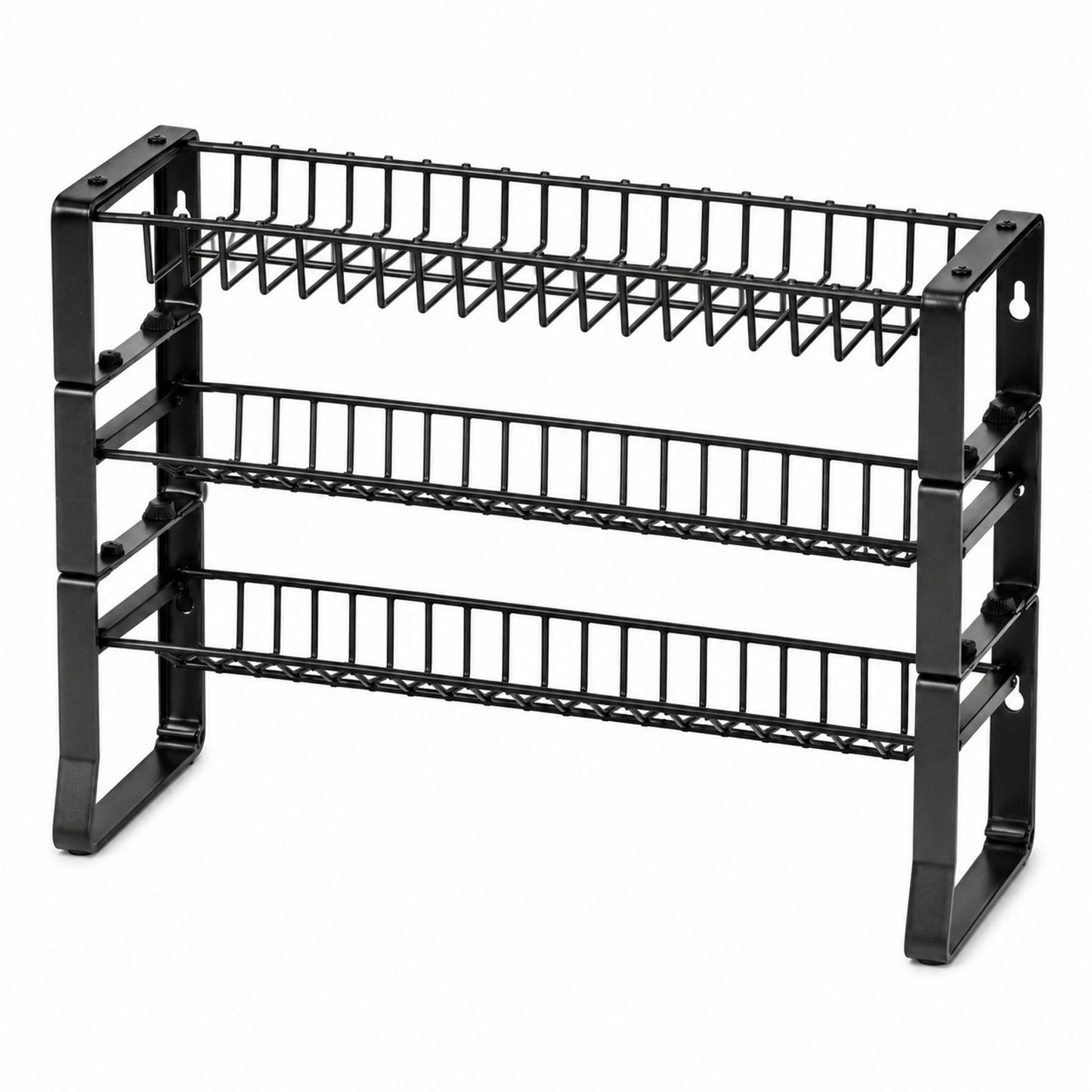 Prime Essentials Spice Rack Organizer 18x11 Metal Space-Saving Kitchen Storage