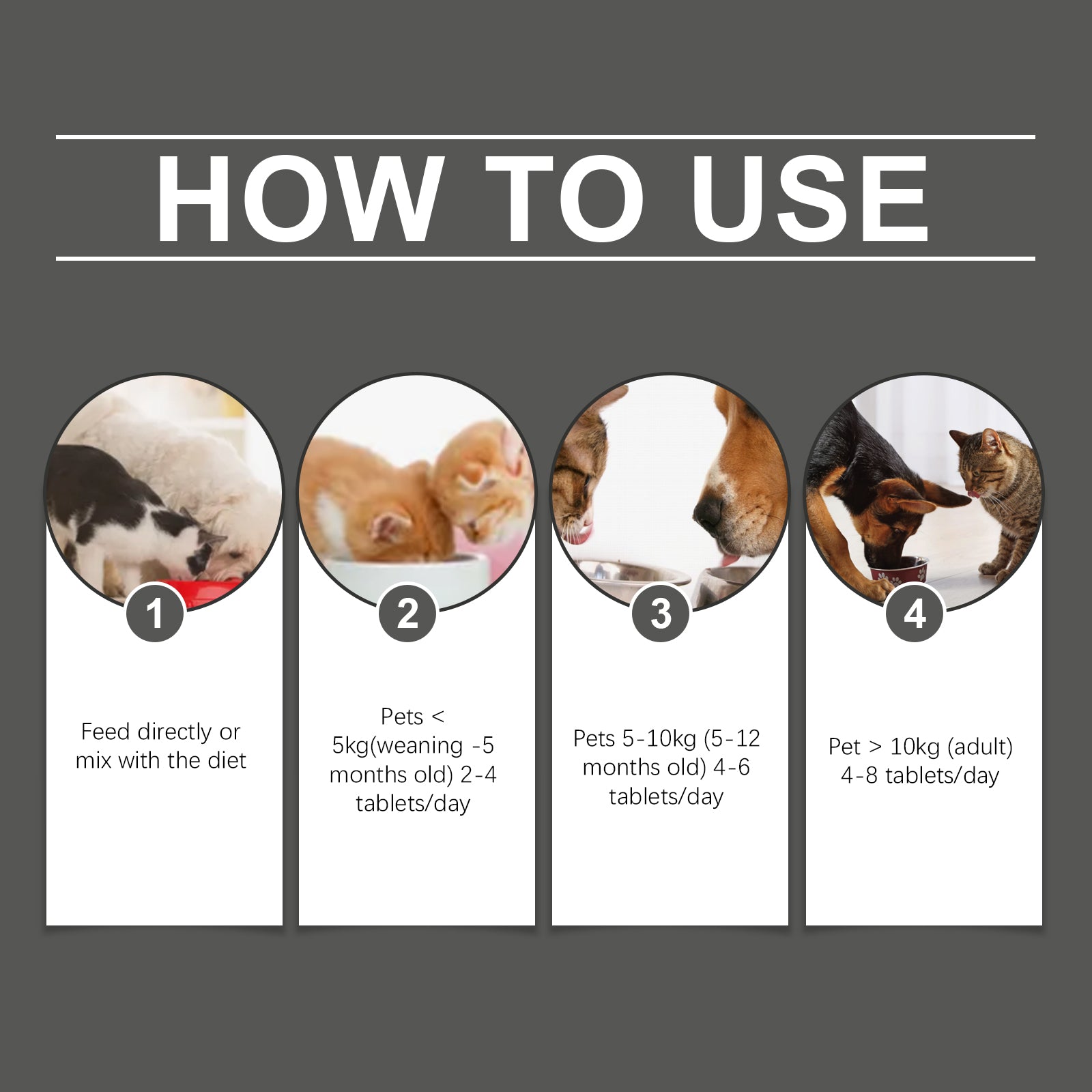 Probiotic Nutrition Tablets for Dogs & Cats - product view 7