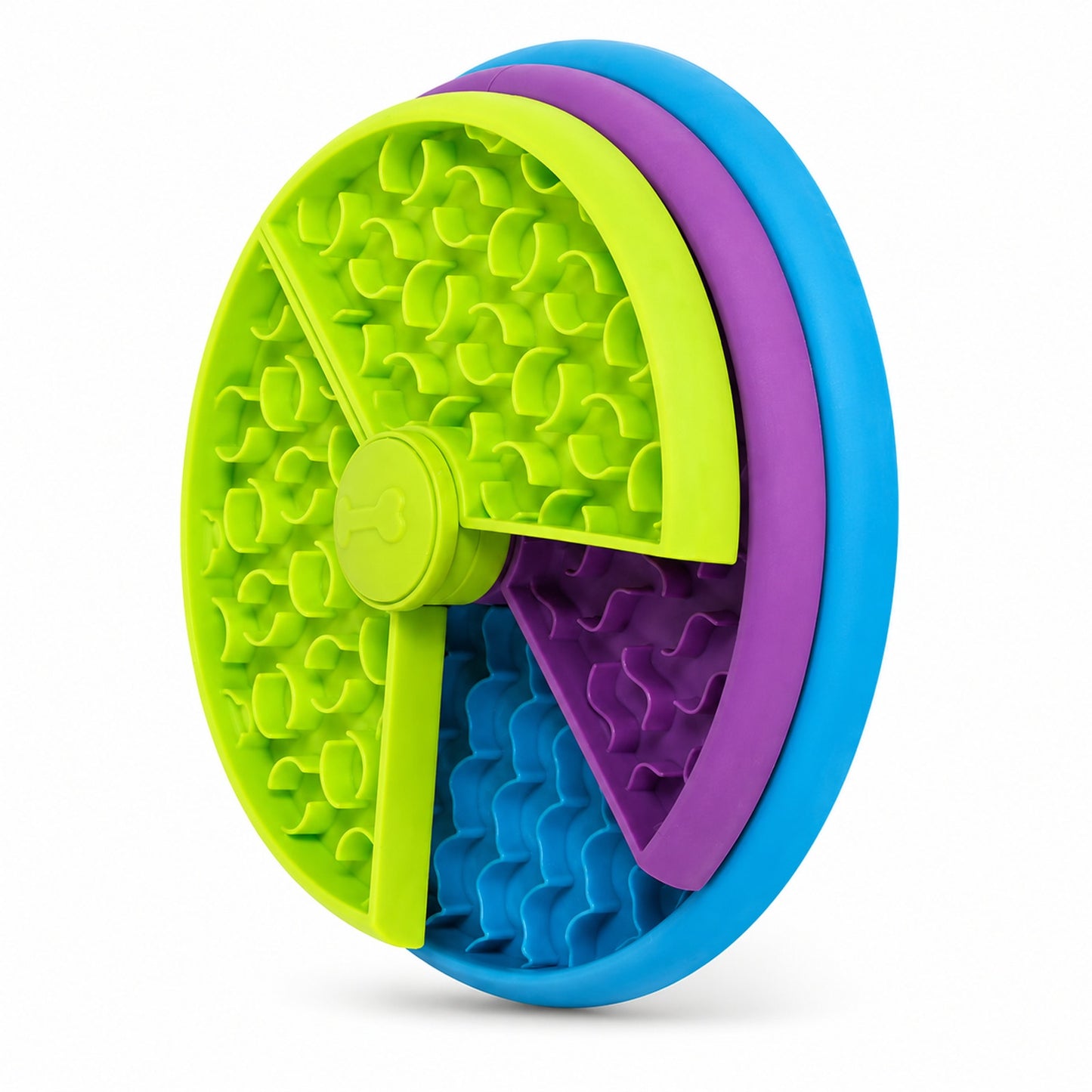 Prime Essentials 3-in-1 Slow Feeder Pet Bowl Interactive Puzzle Anti-Choking