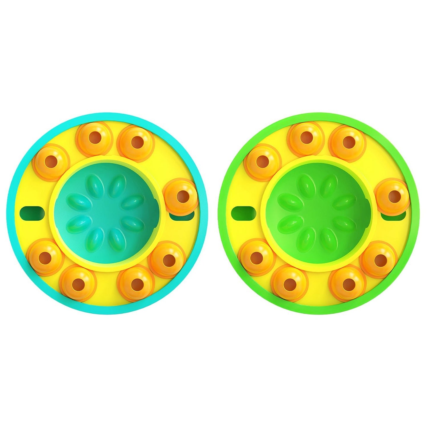 1Pc Dog Puzzle Food Feeder Slow Feeding Bowl Interactive Toy Dog Treat Dispensing Toy For IQ Training Mental Enrichment For Small Medium Large Dog Cat - Prime Essentials