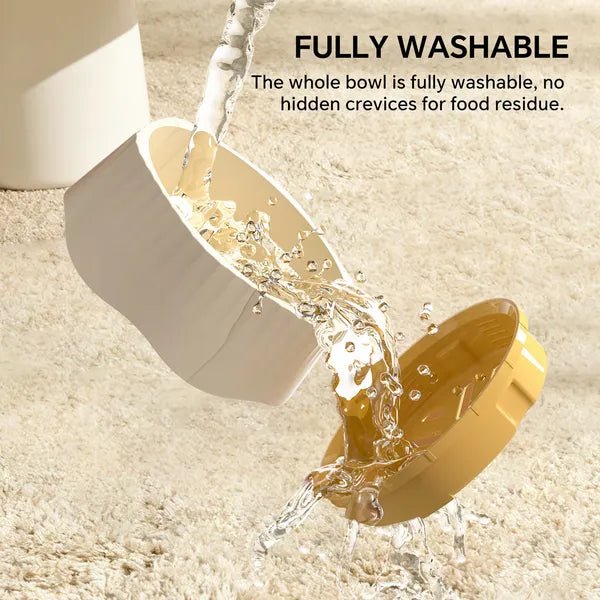 2-in-1 Dual Mode Large Plastic Cat Slow Feeder Bowl, Switchable Fast&Slow Feed - Prime Essentials