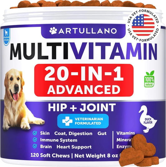 20-in-1 Dog Multivitamin Chews for All Ages - Prime Essentials