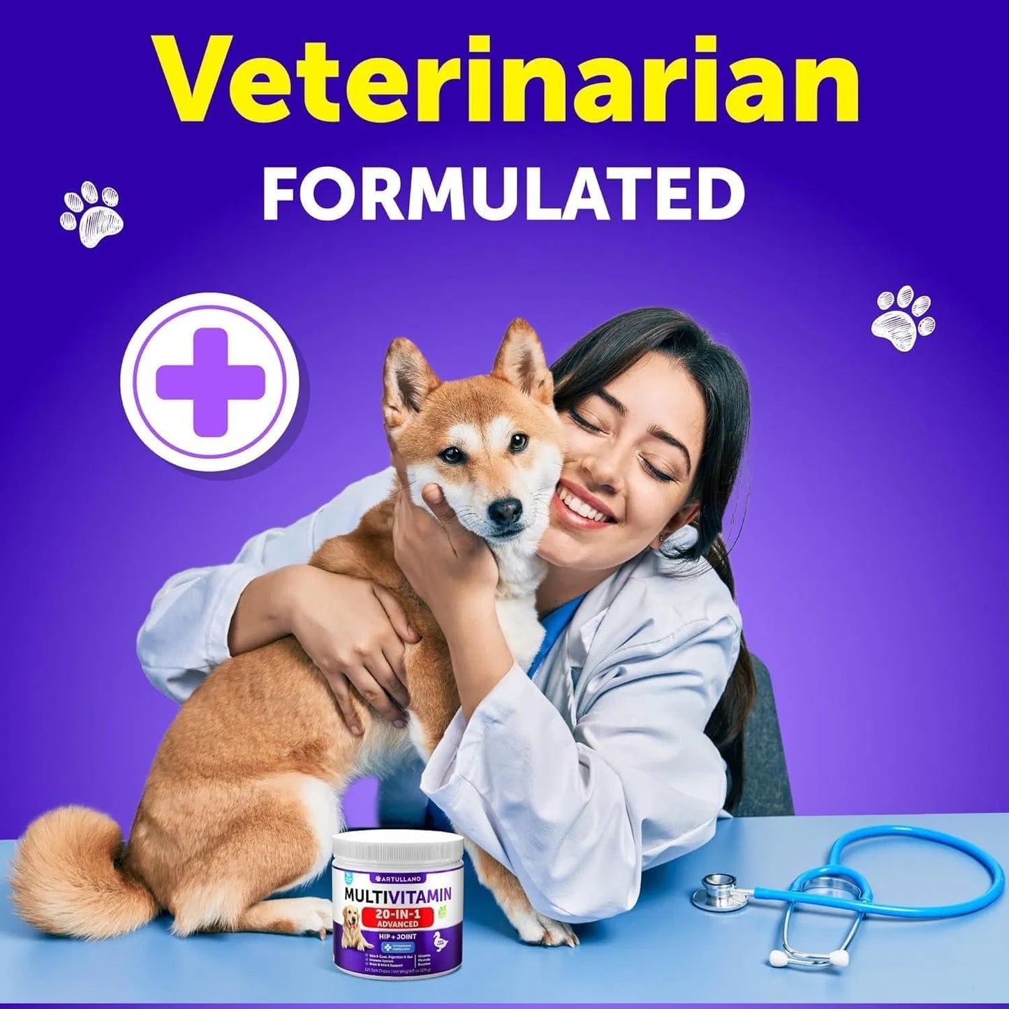 20-in-1 Dog Multivitamin Chews for All Ages - Prime Essentials