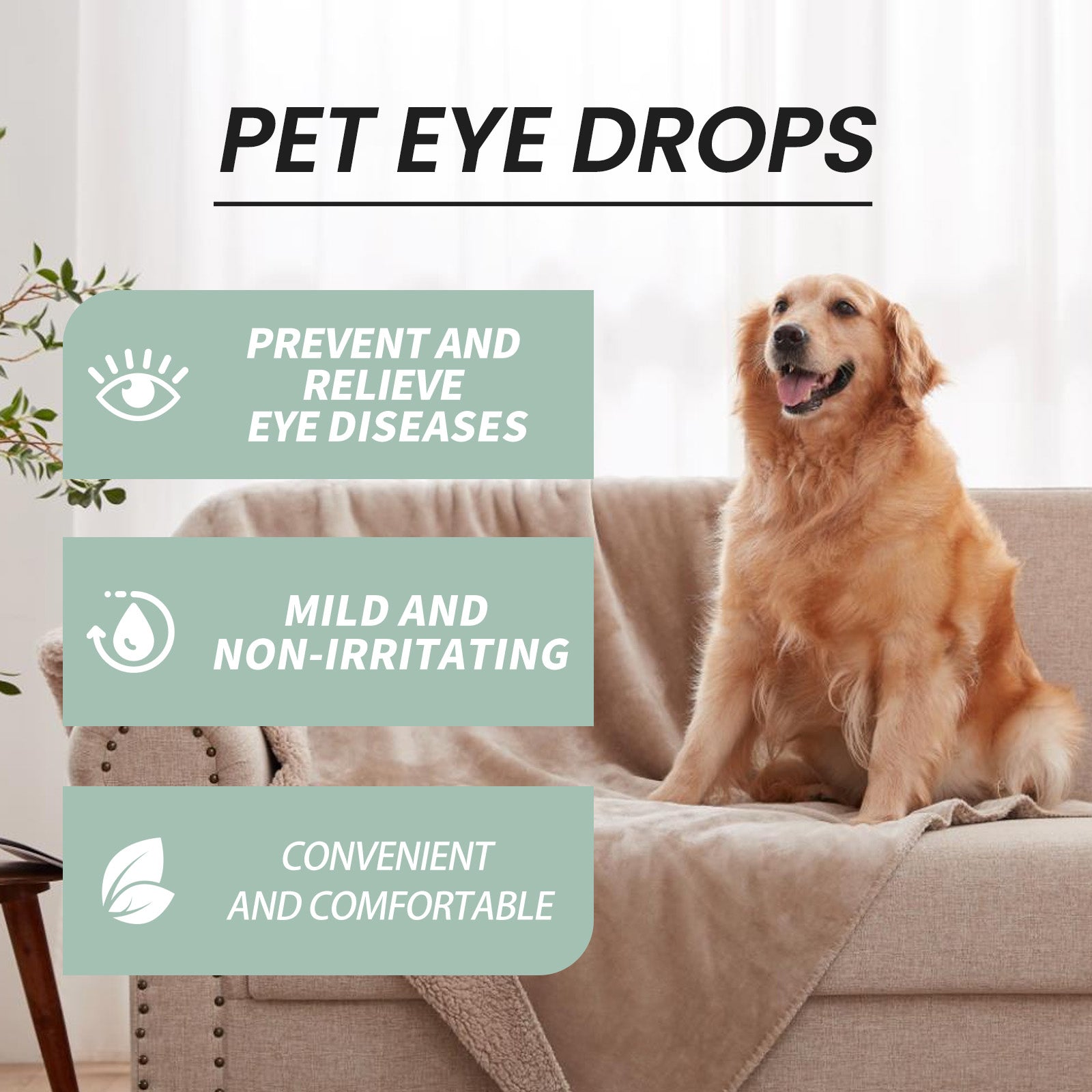 Pet Eye Care Drops for Dogs & Cats - product view 3
