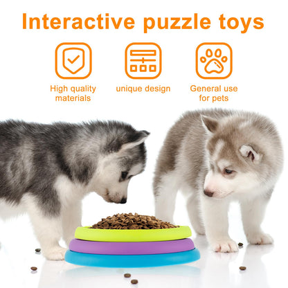 3-in-1 Pet Slow Feeder Bowl with Lick Mat - Prime Essentials