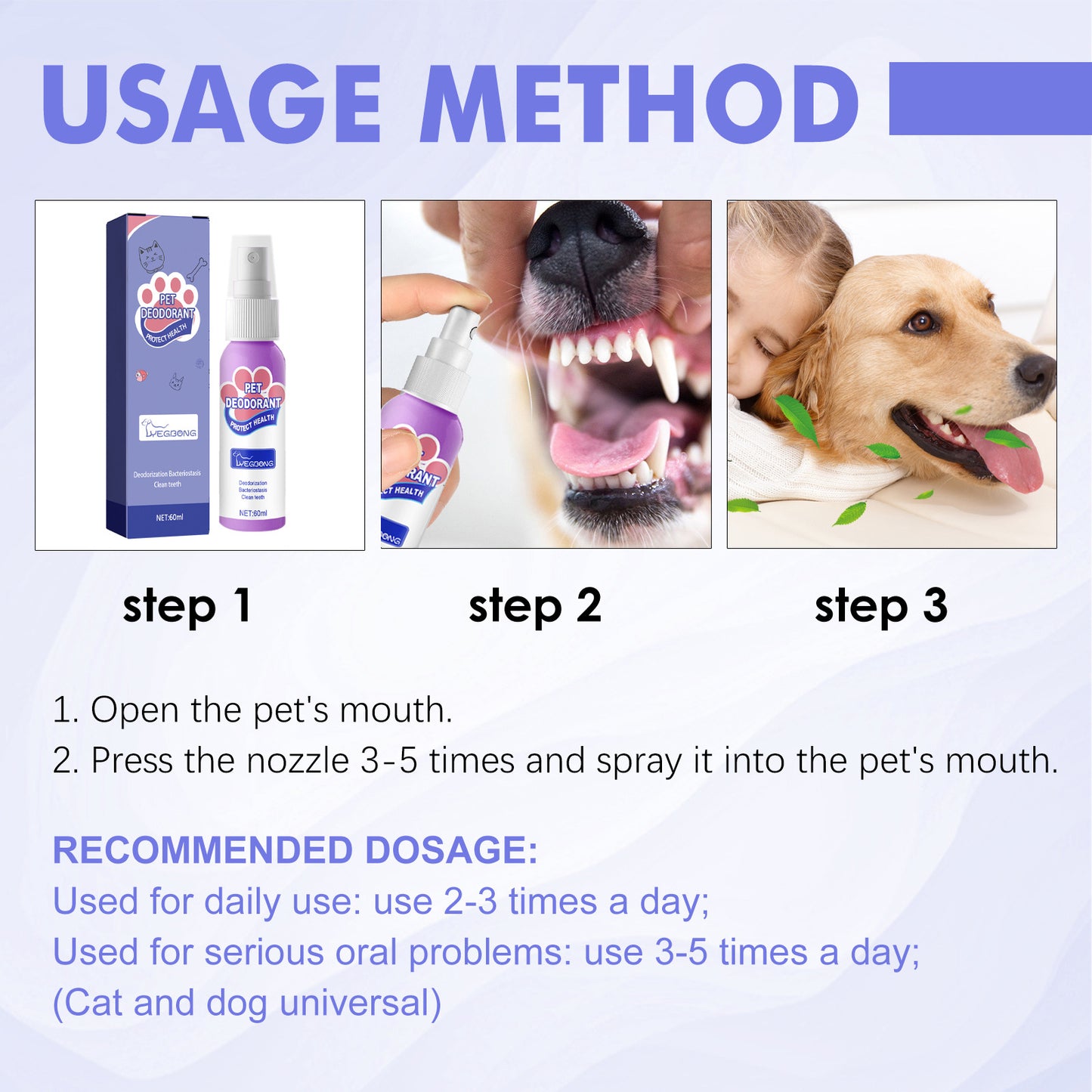 Pet Oral Spray for Fresh Breath - product view 6