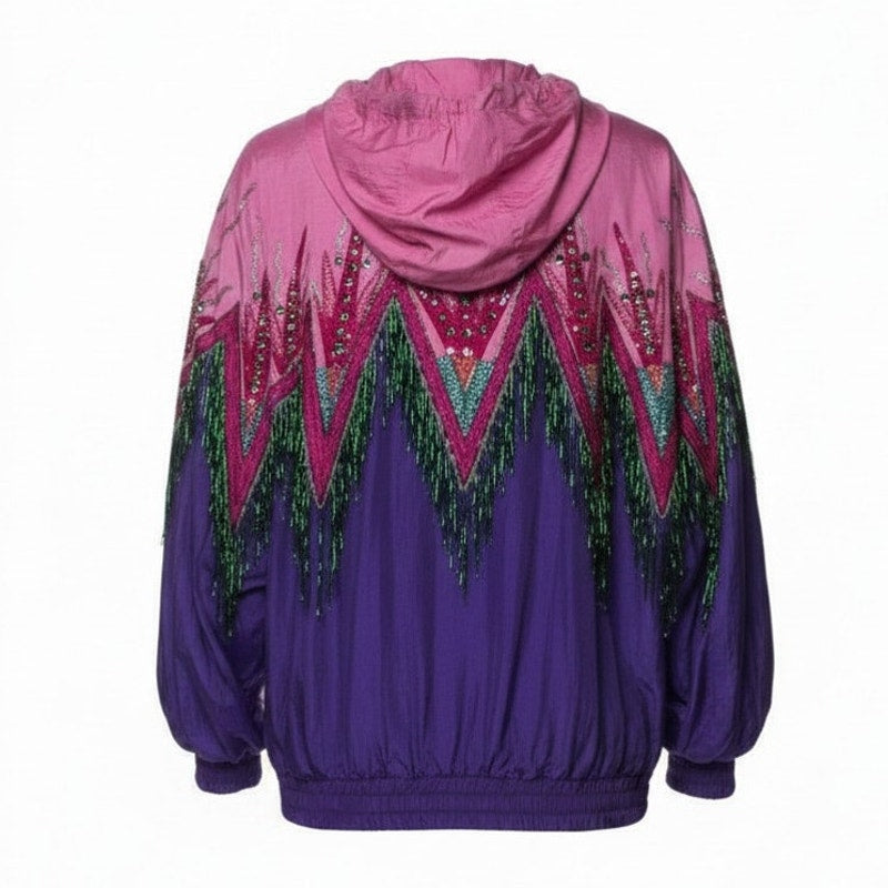 Gucci Bomber Jacket Fringe Beaded - The Ultimate XS Luxury Statement Piece - Prime Essentials