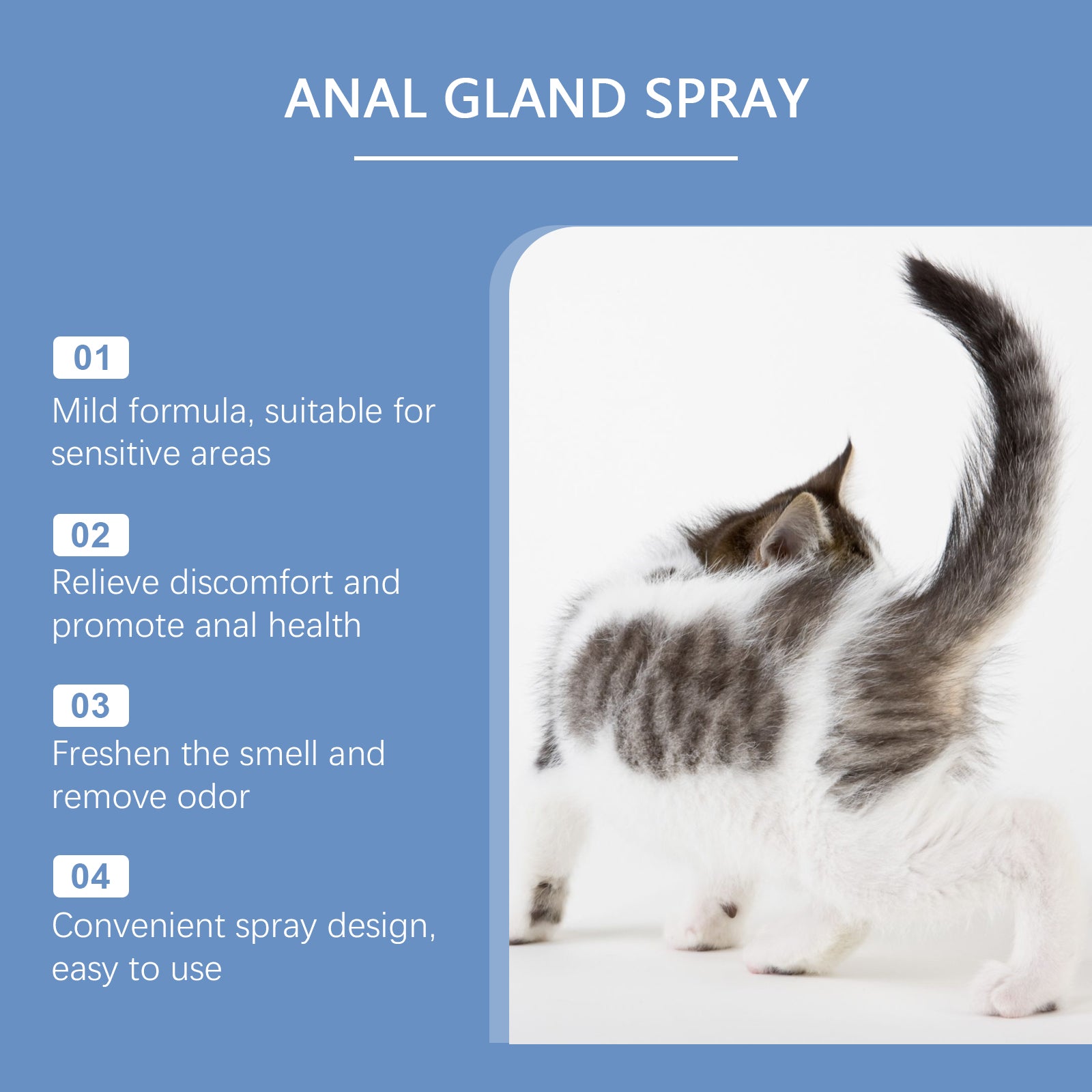 Cat Anal Gland Odor Removal Spray - product view 5