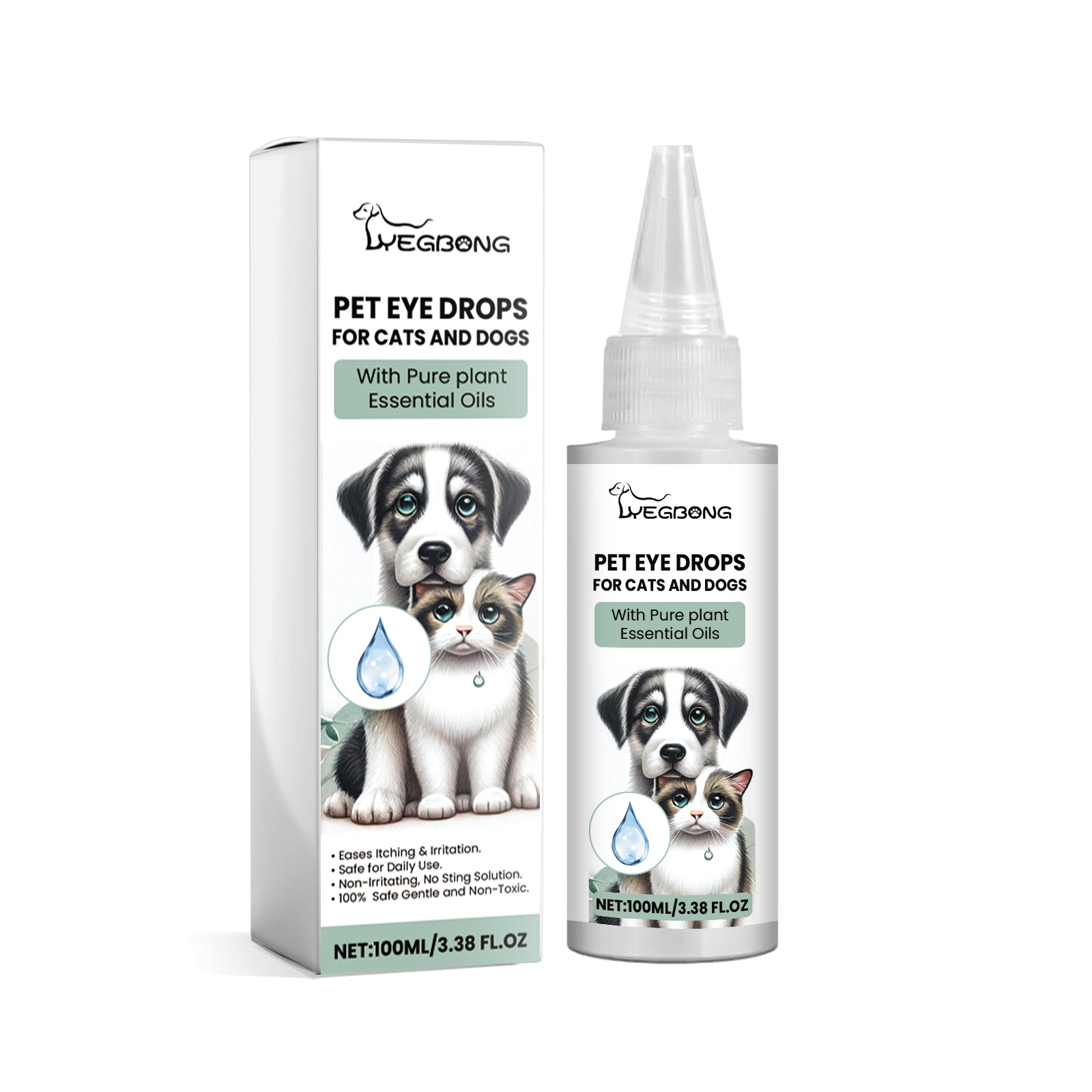 Pet Eye Care Drops for Dogs & Cats product image