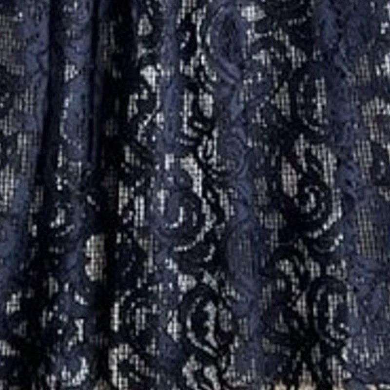 Elevate Your Style with the Carven Blue Lace Mini Dress - Timeless Elegance Redefined - Prime Essentials