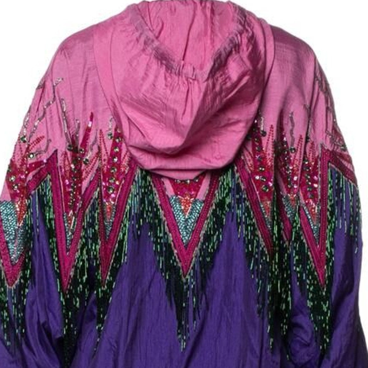 Gucci Bomber Jacket Fringe Beaded - The Ultimate XS Luxury Statement Piece - Prime Essentials