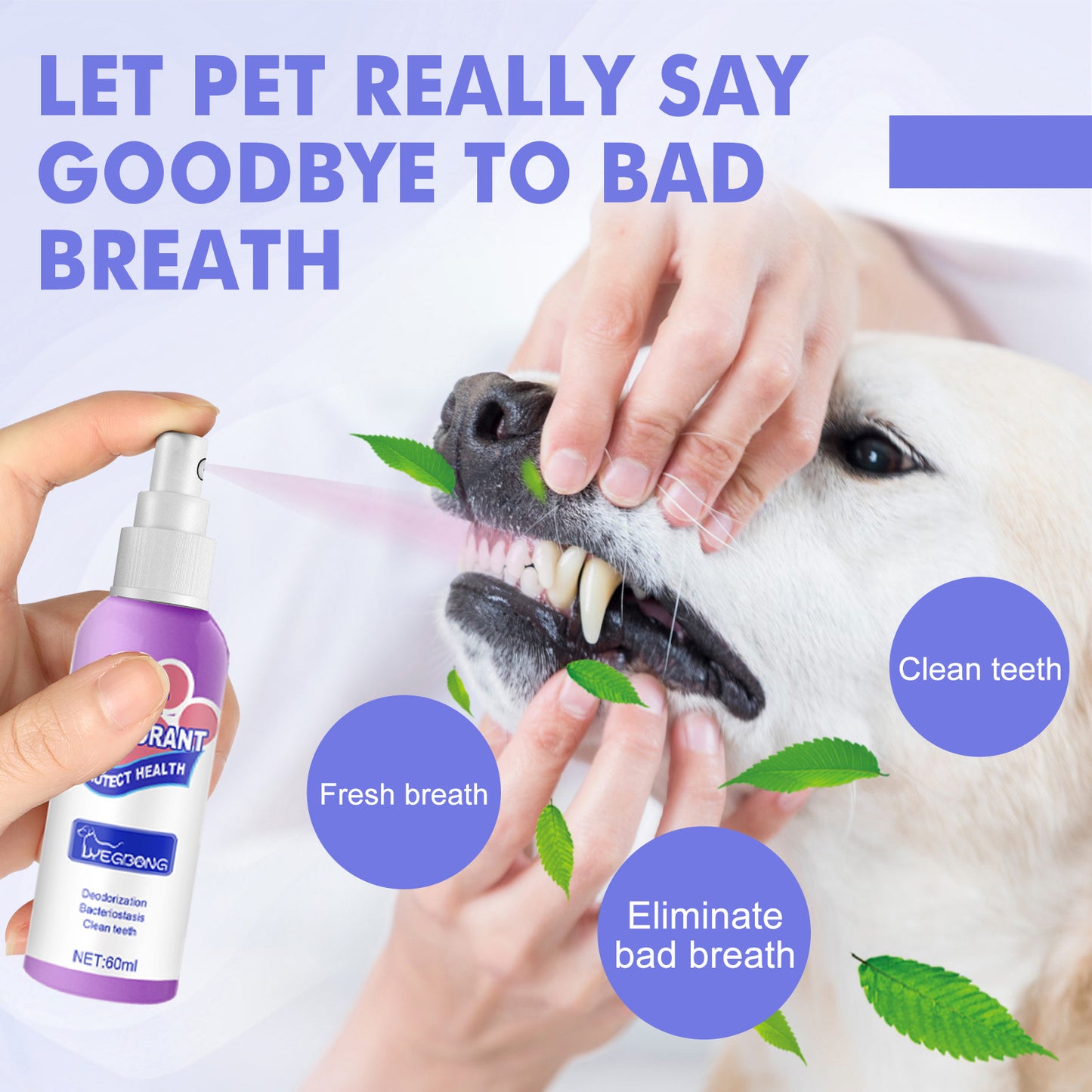 Pet Oral Spray for Fresh Breath - product view 4