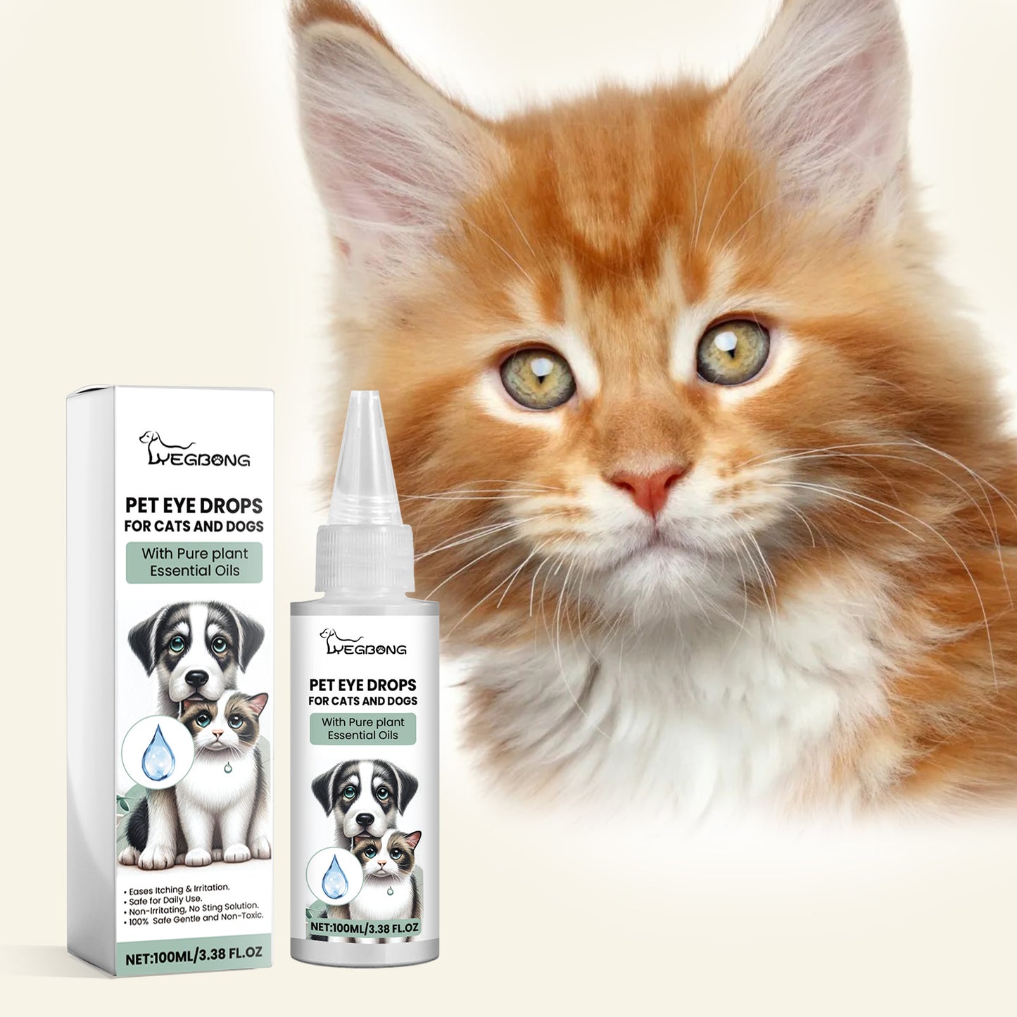Pet Eye Care Drops for Dogs & Cats - product view 2