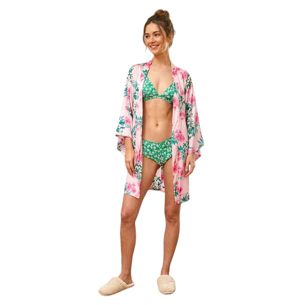 Victoria's Secret Silk Robe Gift Set XS Luxury Sleepwear