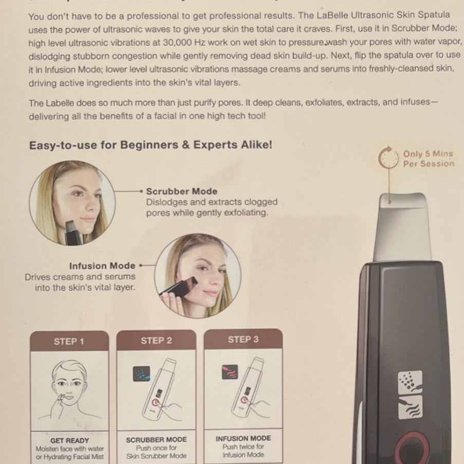 Trophy Skin LED Therapy Skin Spatula 4-in-1 Deep Cleansing