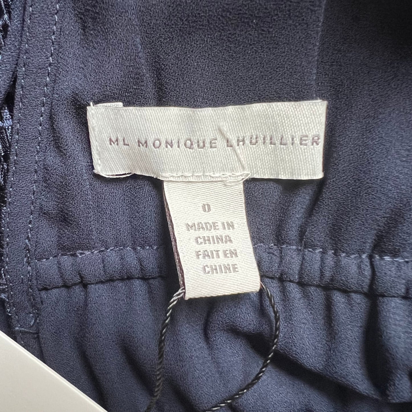 Monique Lhuillier Midi Dress Tie Back US 0 Elegant Fit