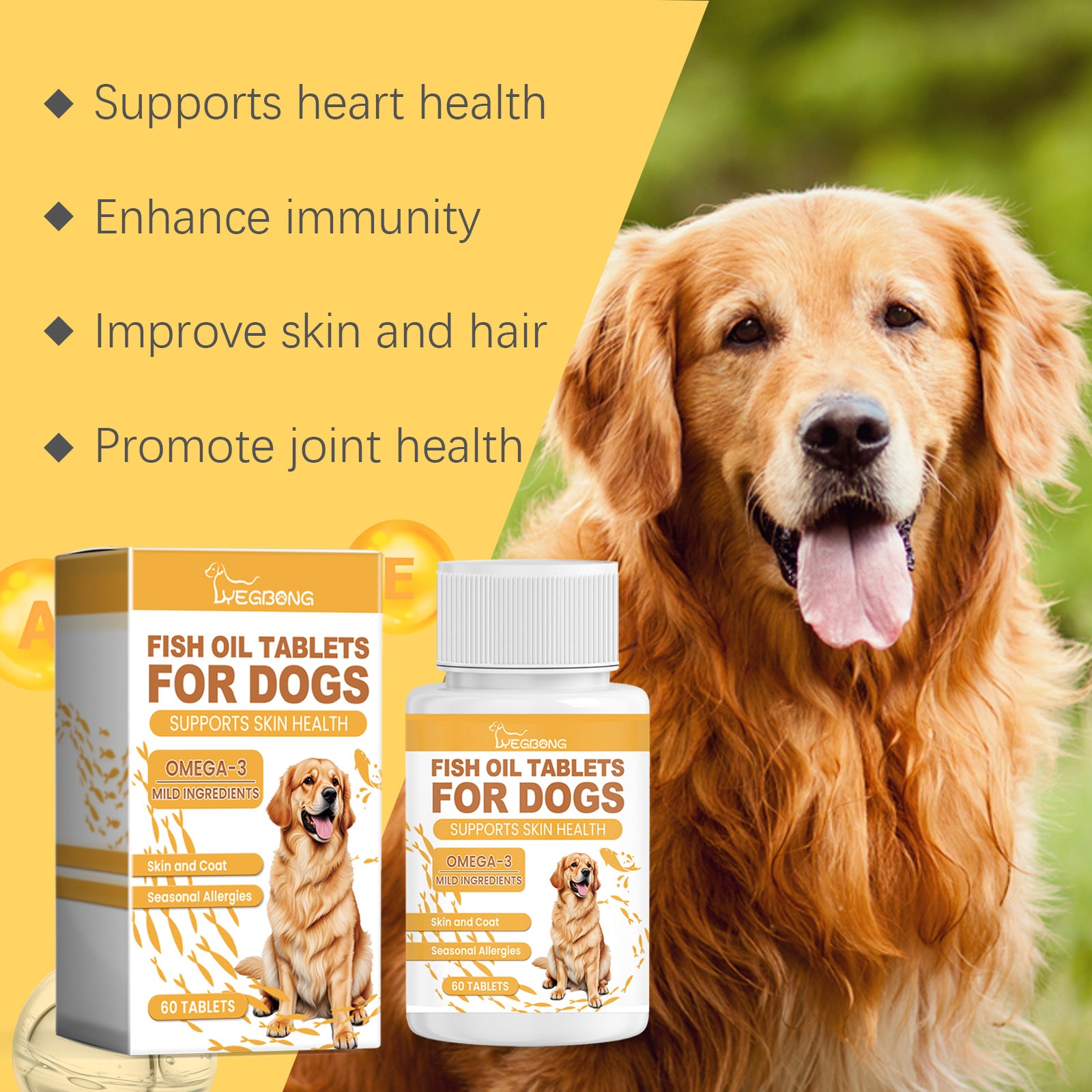 Fish Oil Tablets for Dogs - product view 4