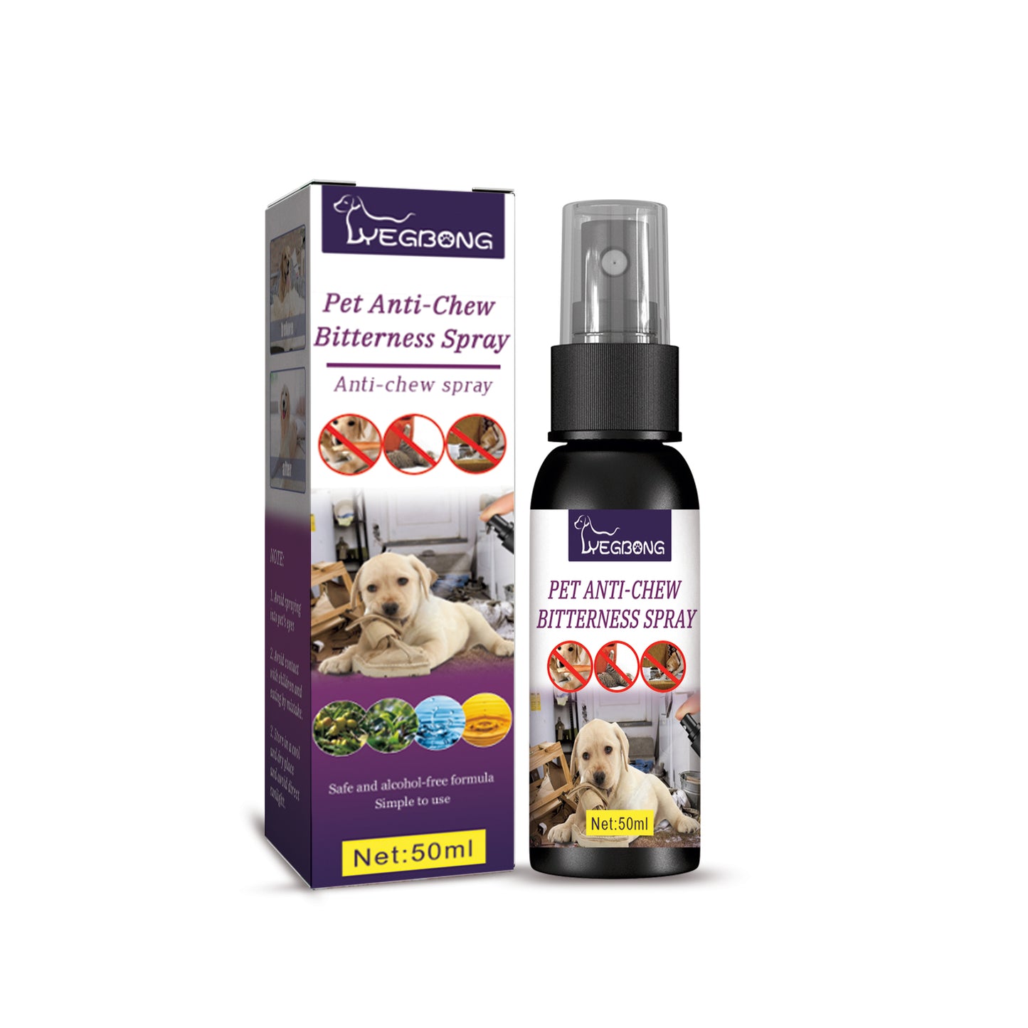 Pet Anti-Chew Bitter Spray for Home Use - product view 2