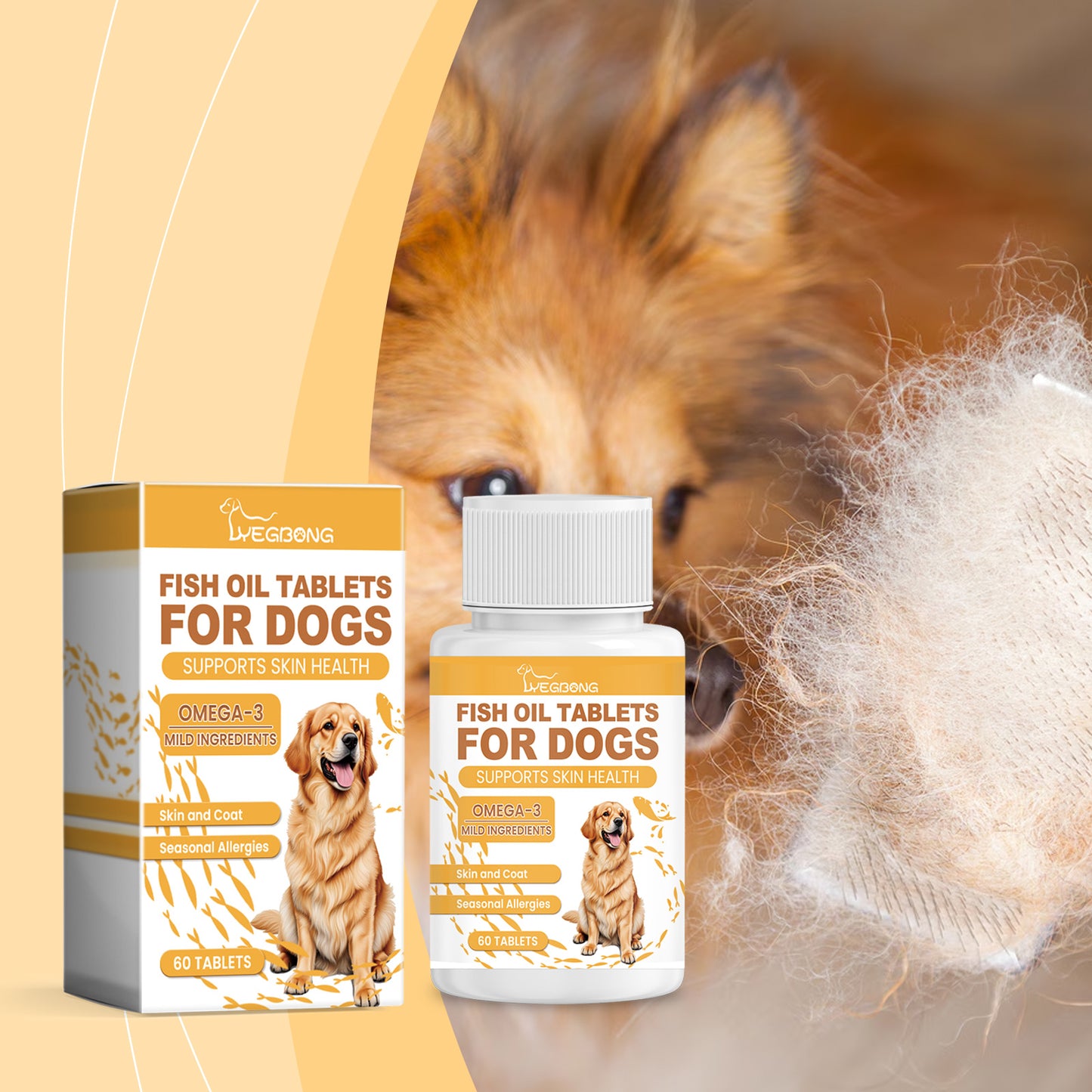 Fish Oil Tablets for Dogs - product view 3