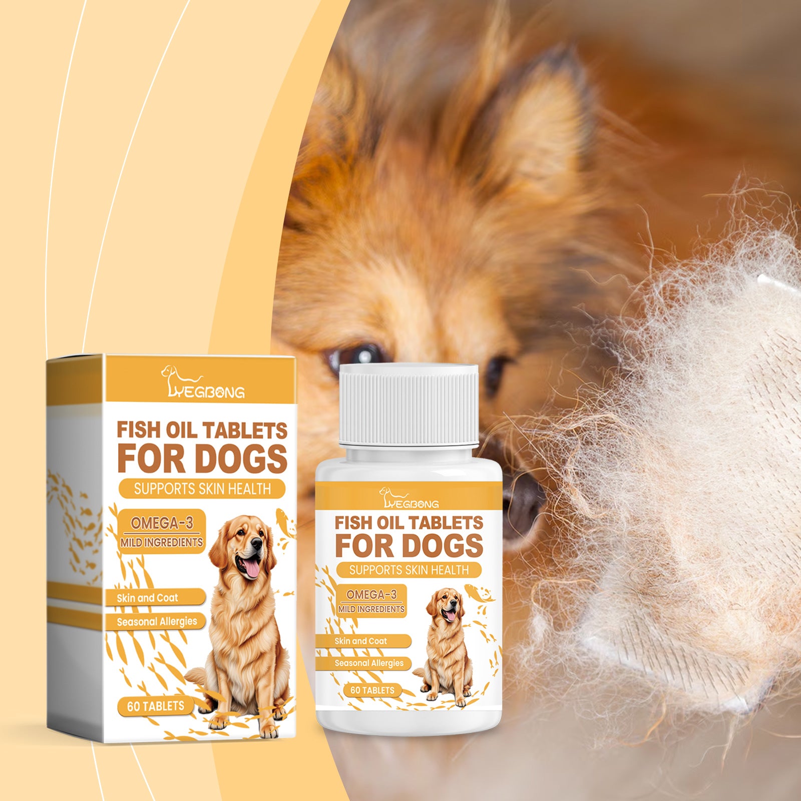 Fish Oil Tablets for Dogs - product view 3