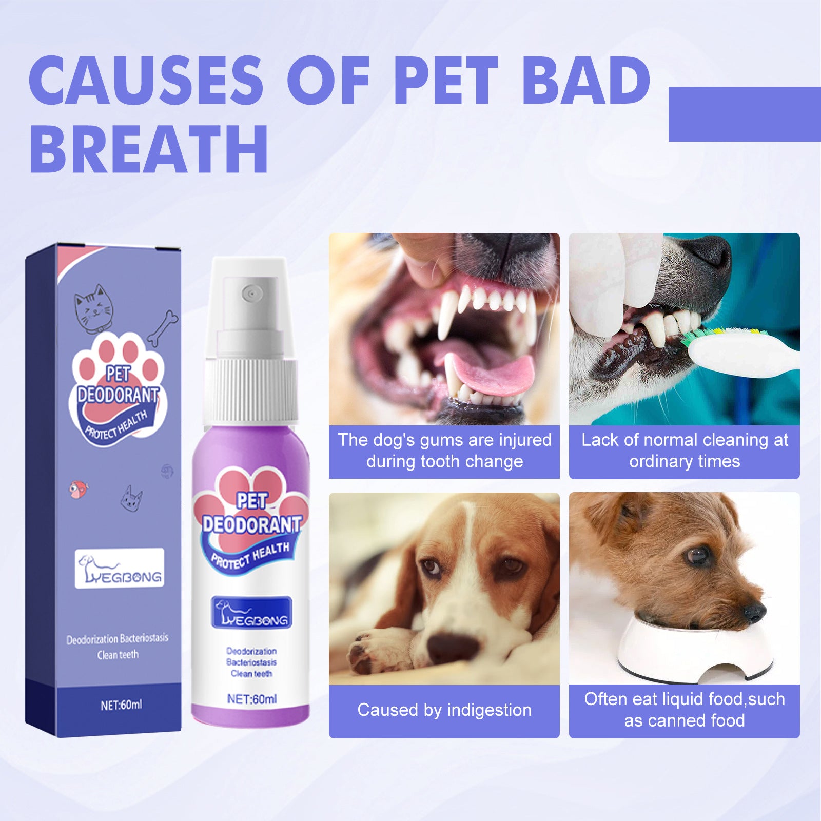 Pet Oral Spray for Fresh Breath - product view 3