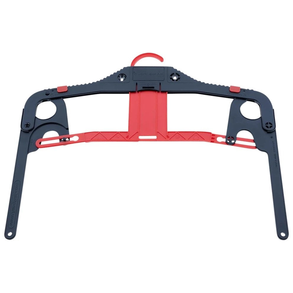 Hangfold Travel Hangers Foldable 18-Pack Red Space Saving