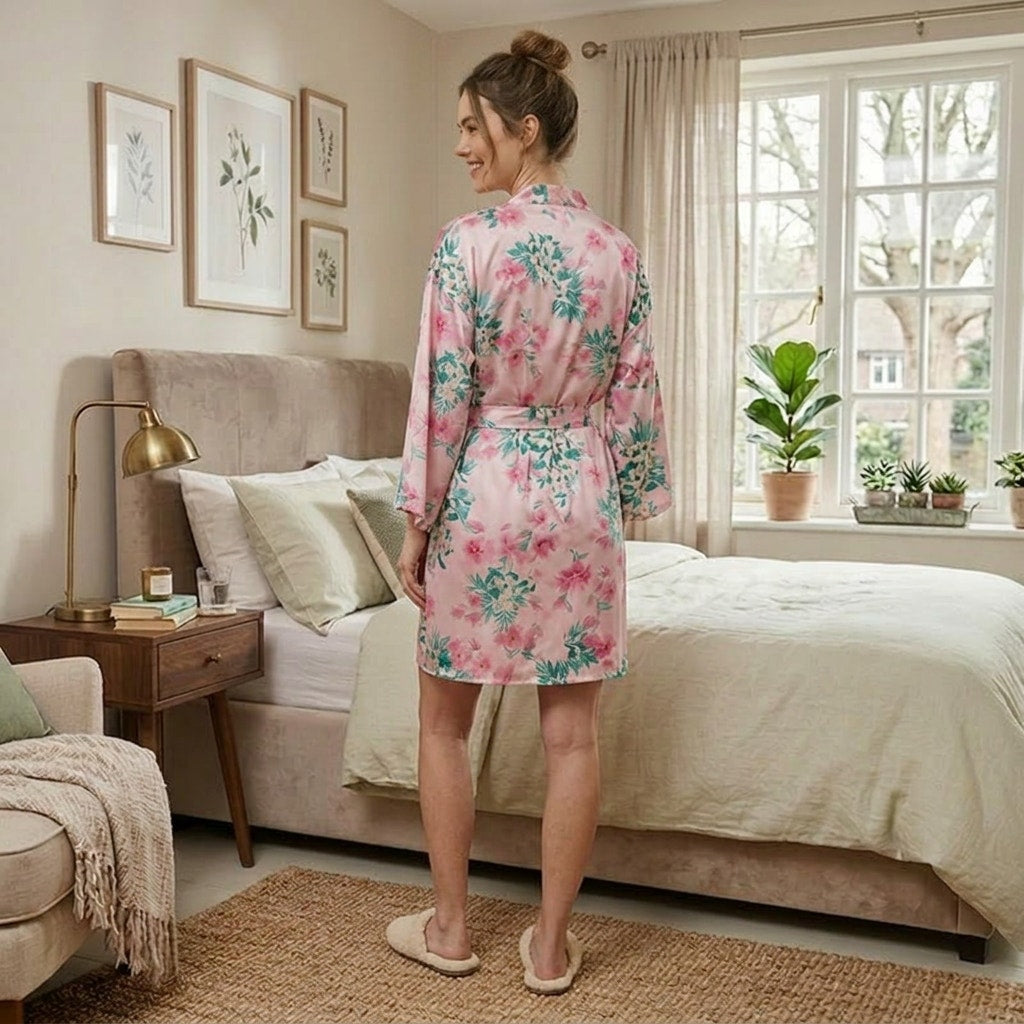 Victoria's Secret Silk Robe Gift Set XS Luxury Sleepwear