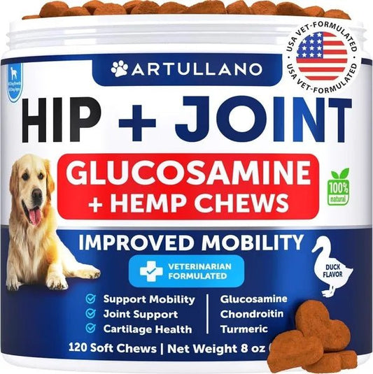 Artullano Hemp Hip & Joint Supplement for Dogs - Prime Essentials
