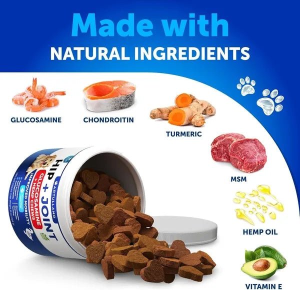 Artullano Hemp Hip & Joint Supplement for Dogs - Prime Essentials