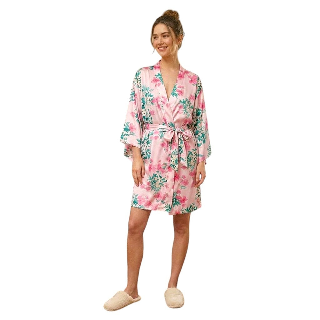 Victoria's Secret Silk Robe Gift Set XS Luxury Sleepwear