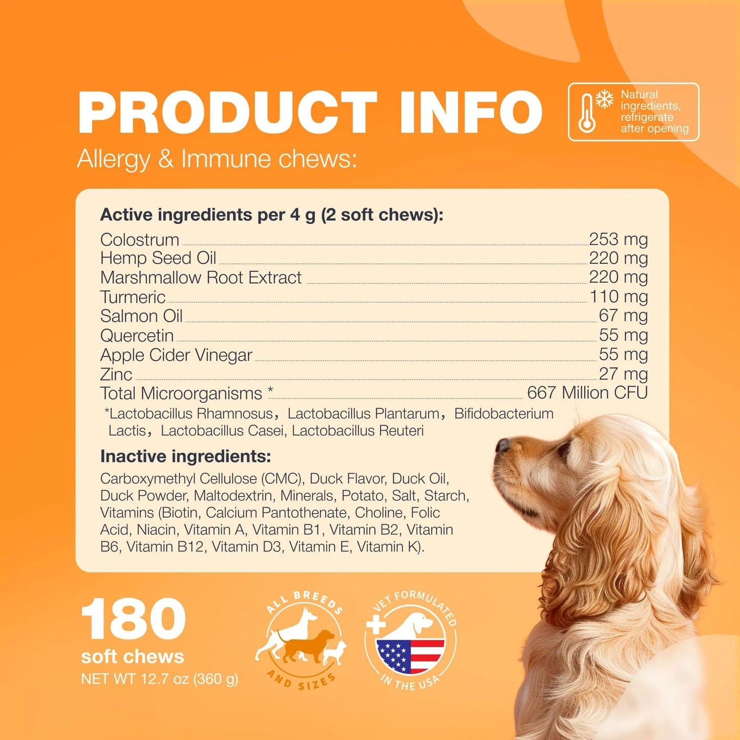 Dog Allergy Relief Chews - Anti-Itch Salmon Oil - Prime Essentials