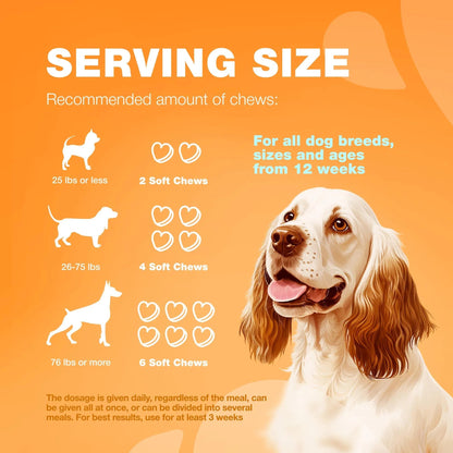 Dog Allergy Relief Chews - Anti-Itch Salmon Oil - Prime Essentials