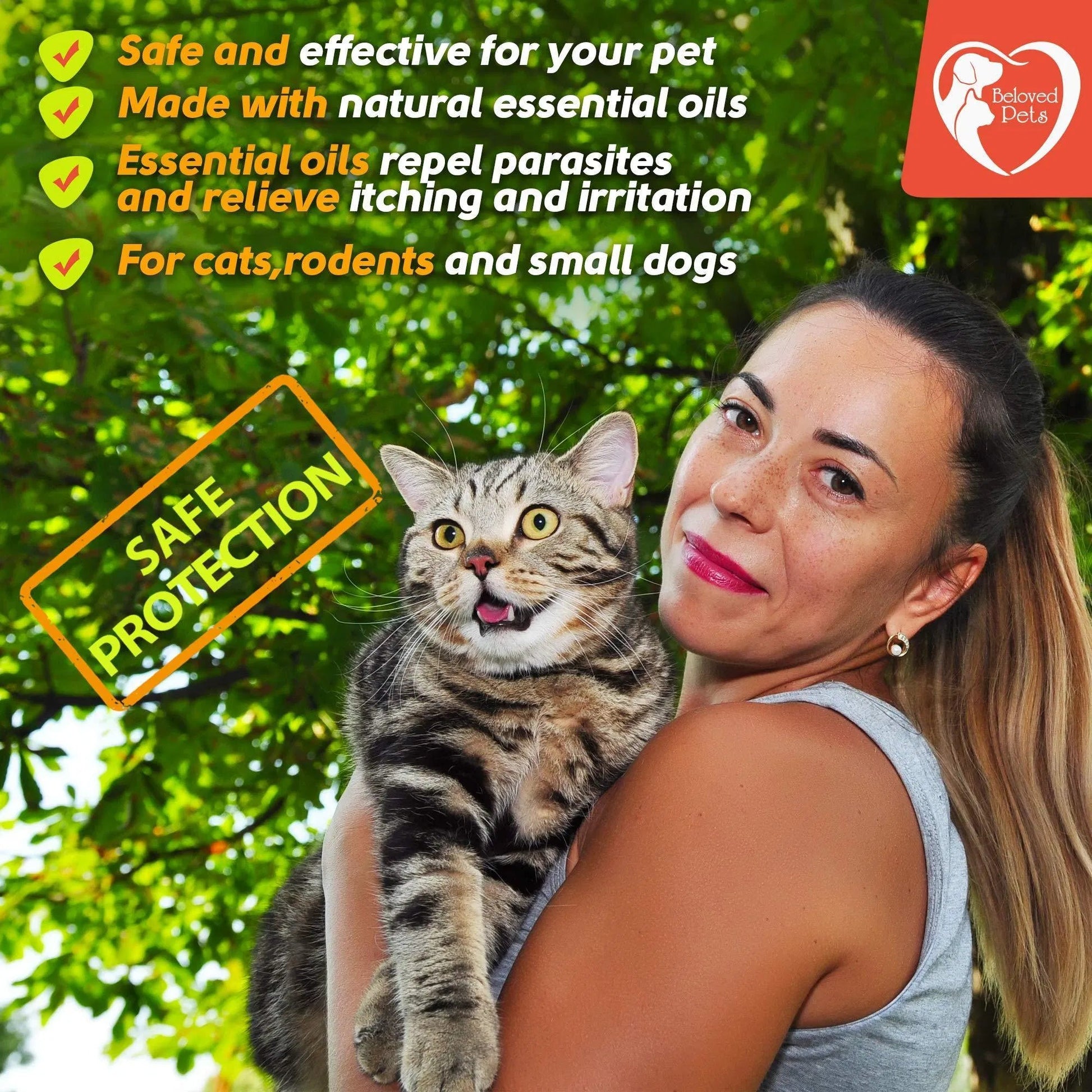 Flea And Tick Prevention For Dogs Cats Rabbits Natural Flea Treatment Home Pest Control Topical Flea Mosquito Repellent For Puppy Kitten 3 Drops For Small And Large Pet - Prime Essentials