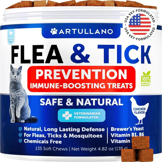 Natural Flea & Tick Treatment for Cats | Artullano - Prime Essentials