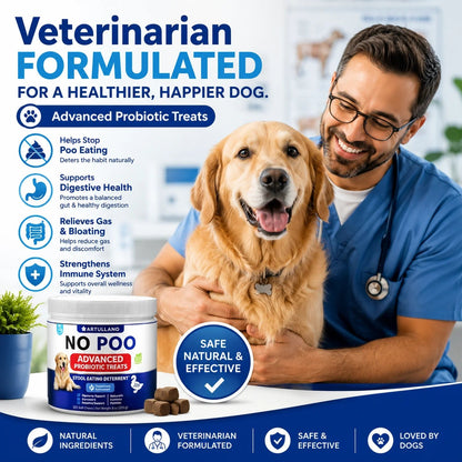 No Poo Chews for Dogs - Probiotic Digestive Support - Prime Essentials