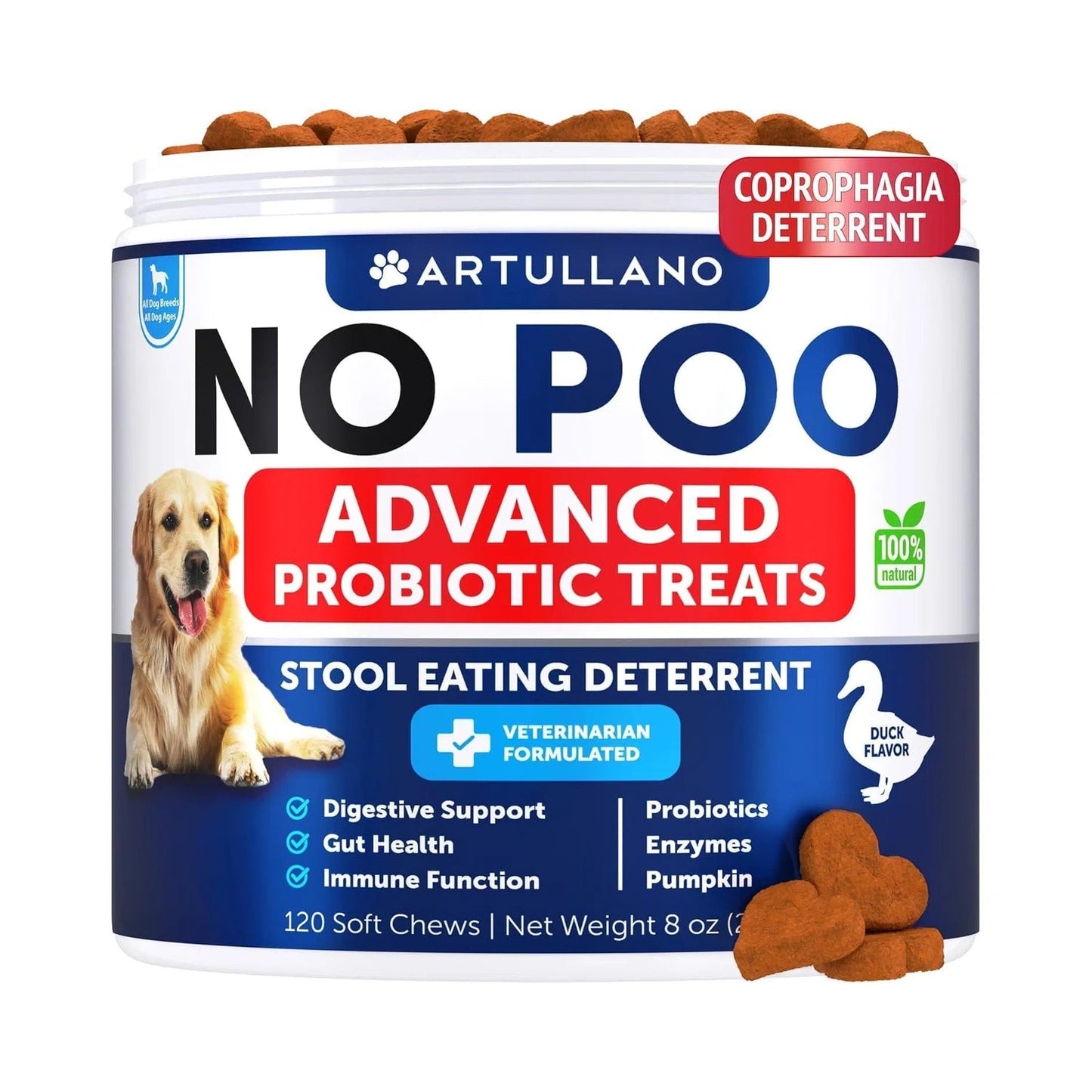 No Poo Chews for Dogs - Probiotic Digestive Support - Prime Essentials