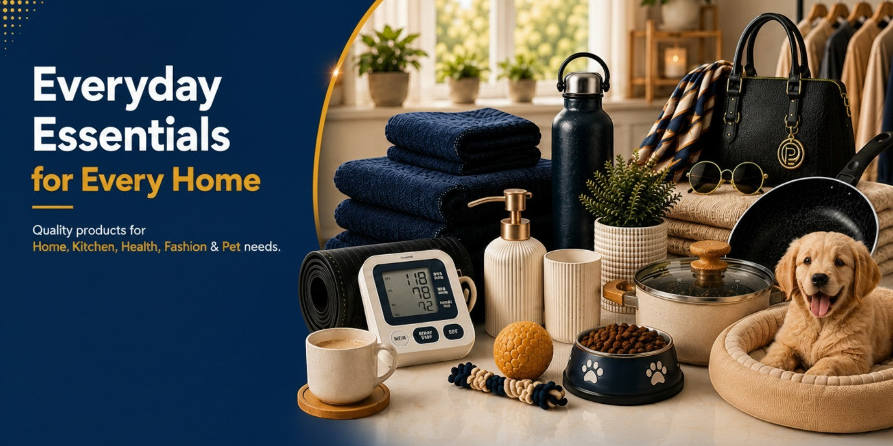 Prime Essentials home, kitchen, health, fashion and pet essentials for everyday living