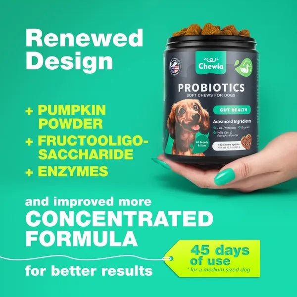 Probiotics for Dogs - Gut Health Chews - Prime Essentials
