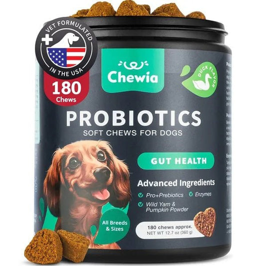 Probiotics for Dogs - Gut Health Chews - Prime Essentials