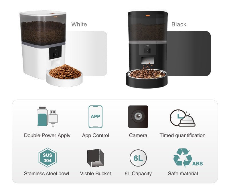 Video Camera With Adjustable Performance Pet Feeder - Prime Essentials
