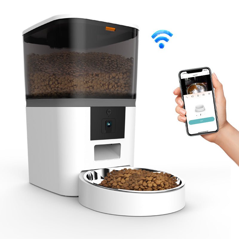 Video Camera With Adjustable Performance Pet Feeder - Prime Essentials