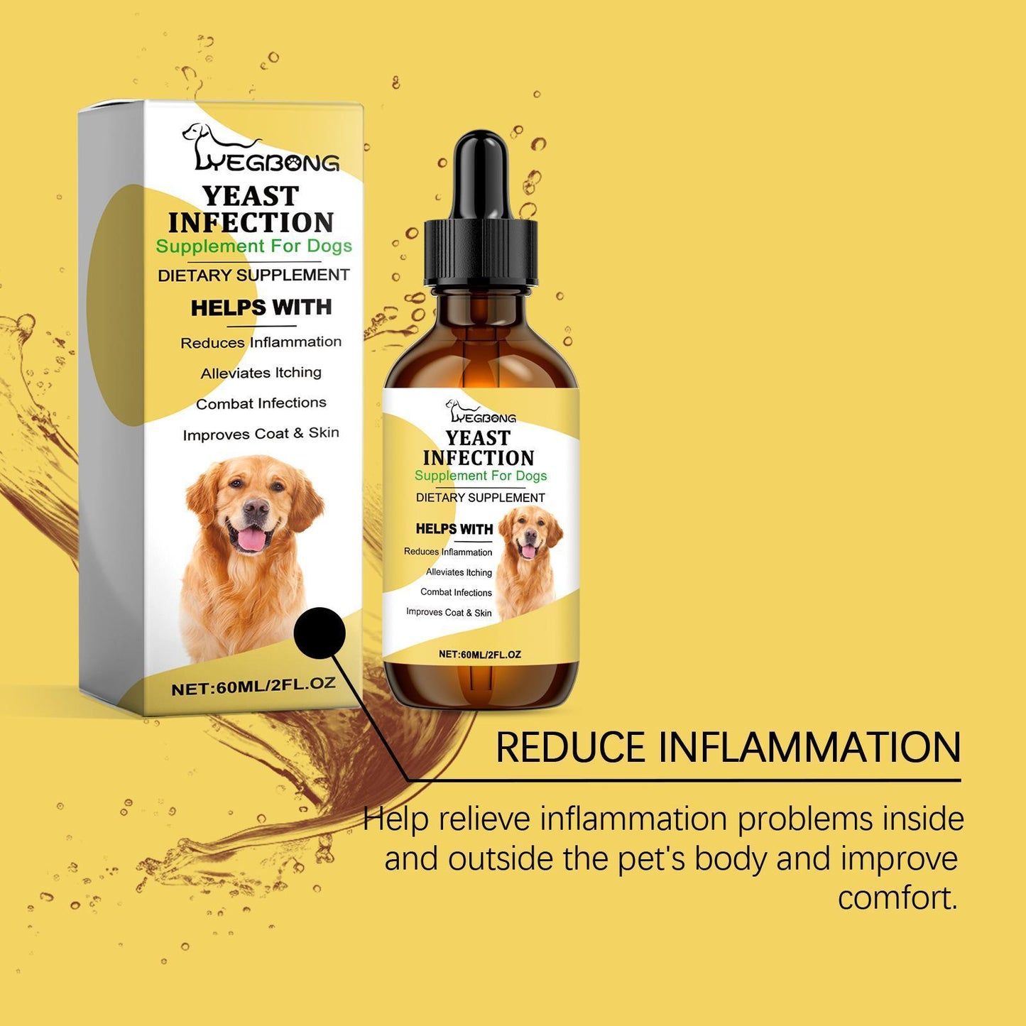 Yebang Pet Herbal Supplement Herbal Yeast Supplement For Soothing Pet Skin Care - Prime Essentials